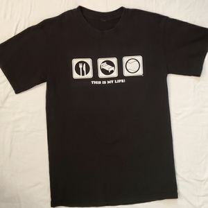 ♡Kid's "Eat•Sleep•Baseball This is my life" T-shirt